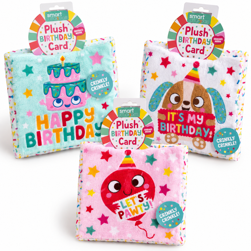 Crinkle Birthday card toy