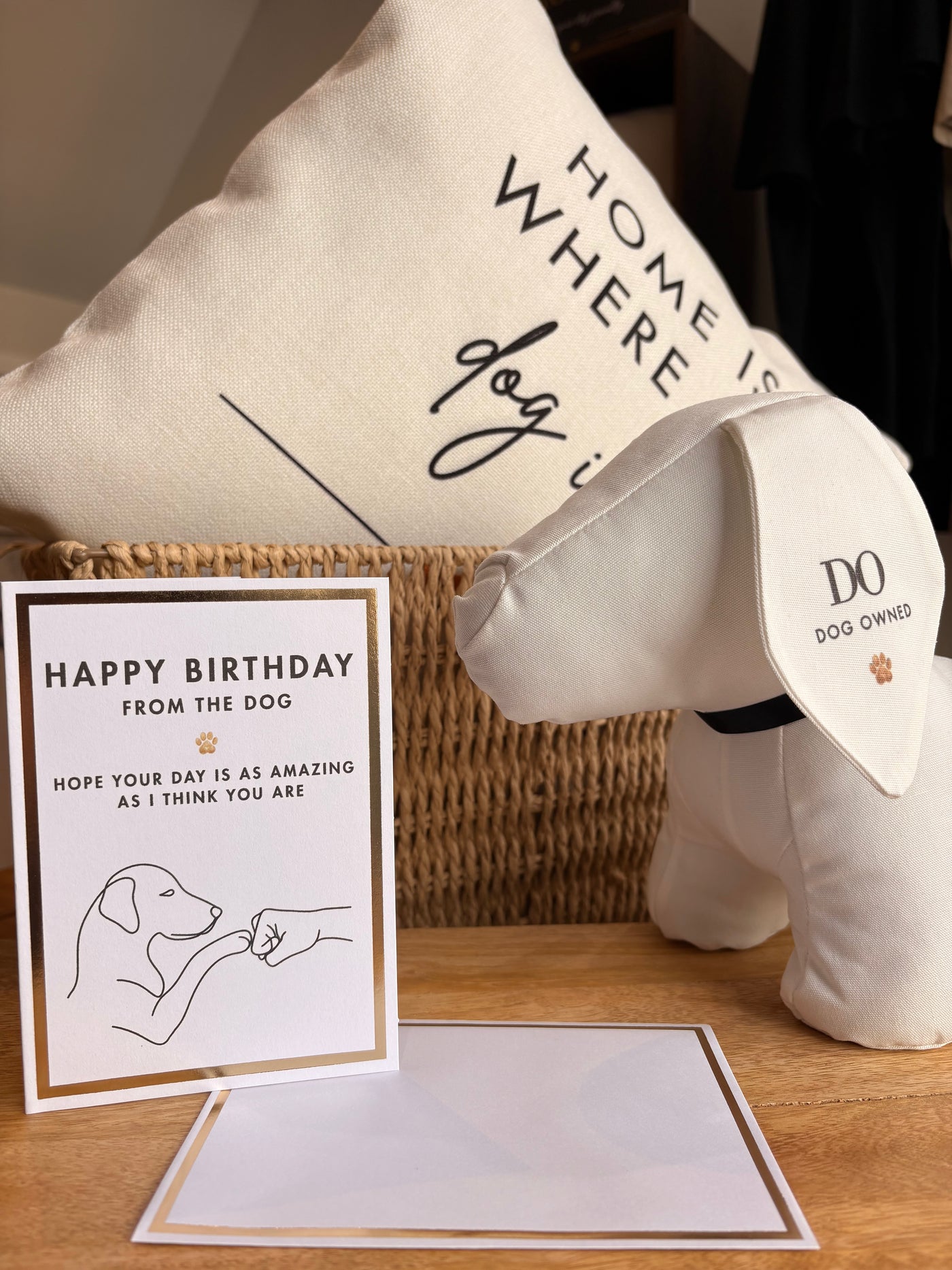 Dog Owned Greetings Card
