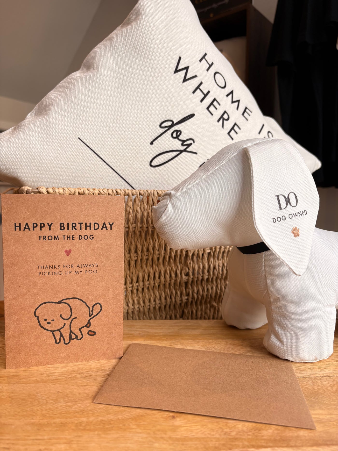 Dog Owned Greetings Card