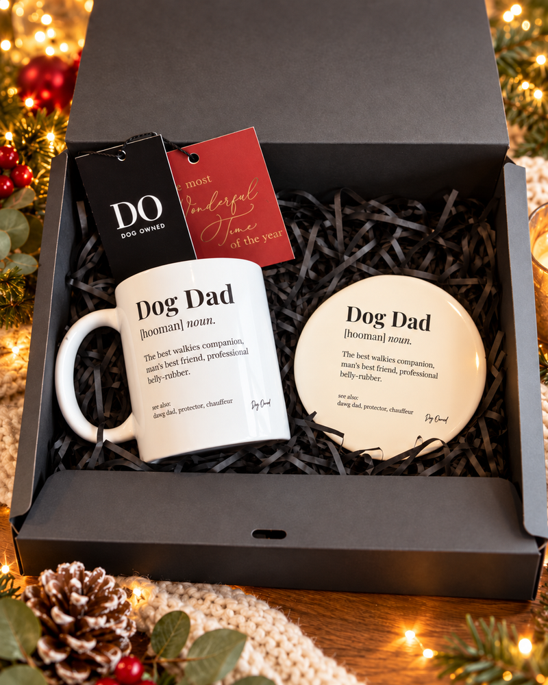 Dog Dad Mug & Coaster Gift Box