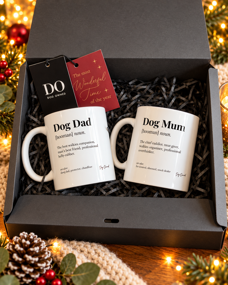 Dog Mum & Dog Dad Matching Mug Gift Box